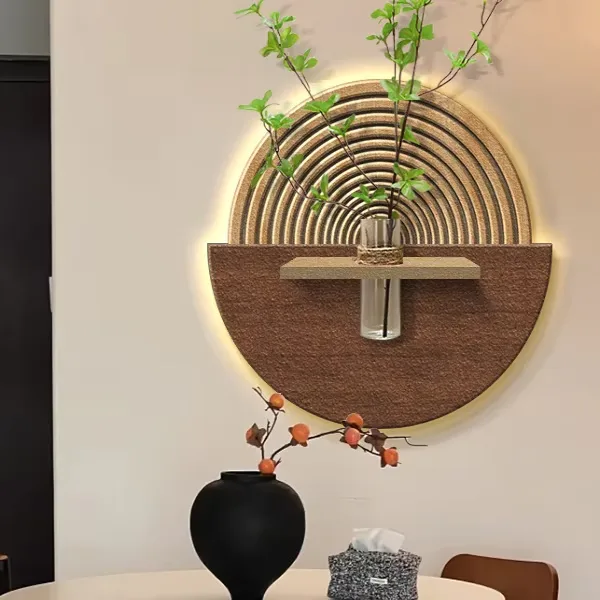 抽象 单幅 装饰画 现代简约 玄关背景墙挂画 LED带灯画