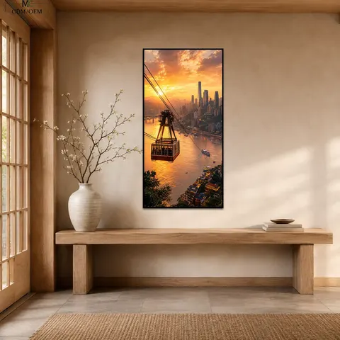 山水 单幅 装饰画 现代简约 玄关背景墙挂画