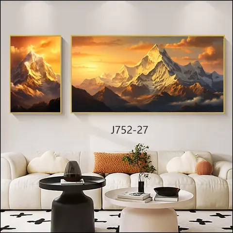 抽象 单幅 装饰画 现代简约 客厅背景墙挂画 晶瓷画