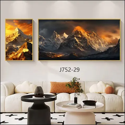 抽象 单幅 装饰画 现代简约 客厅背景墙挂画 晶瓷画