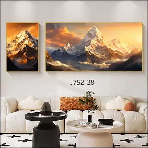 抽象 单幅 装饰画 现代简约 客厅背景墙挂画 晶瓷画
