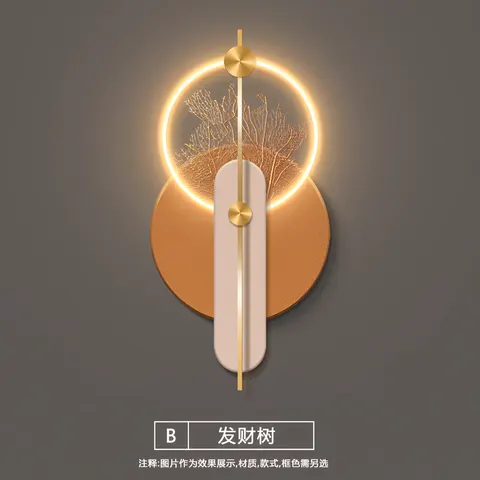 抽象 单幅 装饰画 现代简约 玄关背景墙挂画 LED带灯画