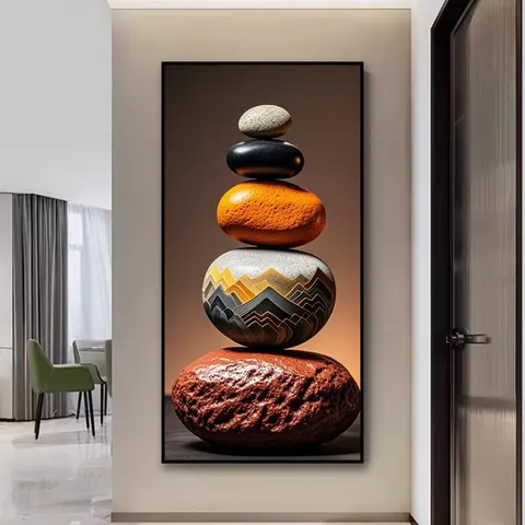 抽象 单幅 装饰画 现代简约 玄关背景墙挂画 晶瓷画