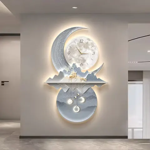 山水 单幅 装饰画 现代简约 玄关背景墙挂画 精雕画