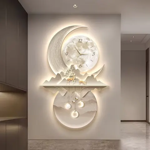山水 单幅 装饰画 现代简约 玄关背景墙挂画 精雕画