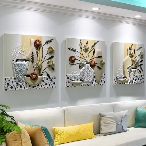 抽象 单幅 装饰画 现代简约 客厅背景墙挂画 手工皮雕