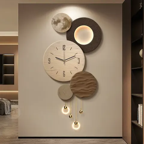抽象 单幅 装饰画 现代简约 玄关背景墙挂画 LED带灯画