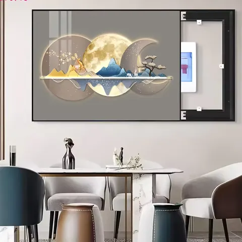 抽象 单幅 装饰画 现代简约 客厅背景墙挂画 晶瓷画
