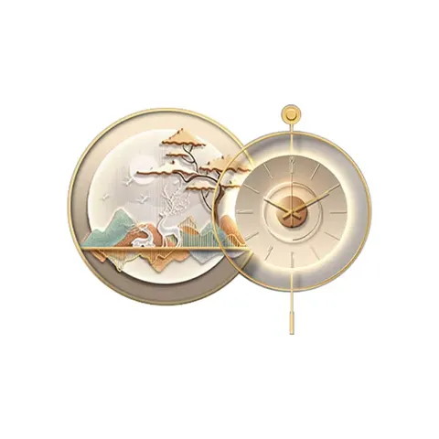 山水 单幅 装饰画 现代简约 餐厅背景墙挂画 晶瓷画