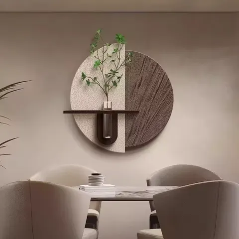 抽象 单幅 装饰画 现代简约 餐厅背景墙挂画 LED带灯画