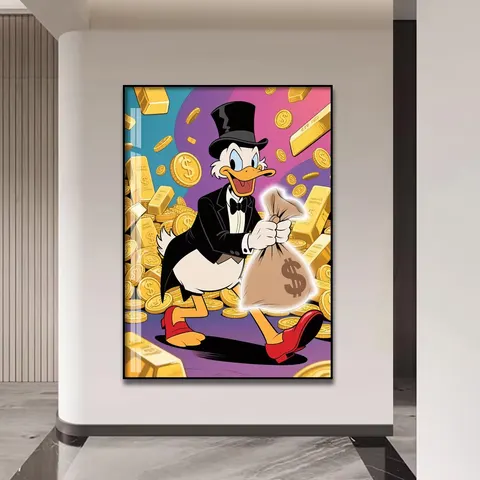抽象 单幅 装饰画 现代简约 客厅背景墙挂画 LED带灯画