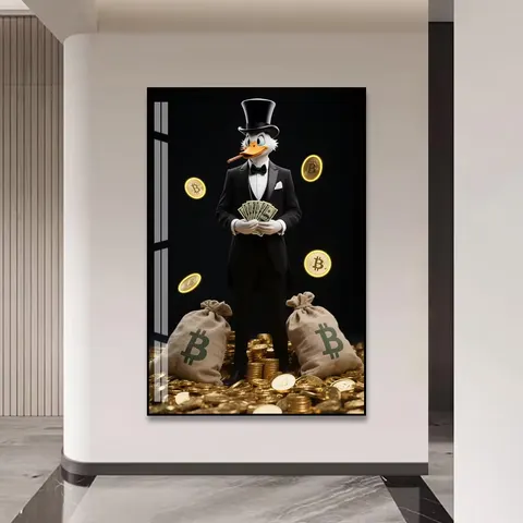 抽象 单幅 装饰画 现代简约 客厅背景墙挂画 LED带灯画