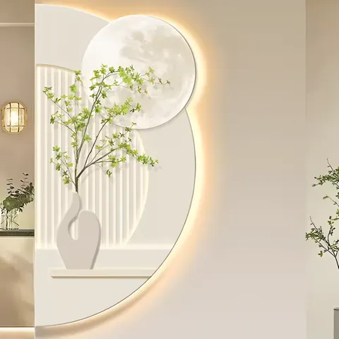 动物 单幅 装饰画 现代简约 客厅背景墙挂画 LED带灯画