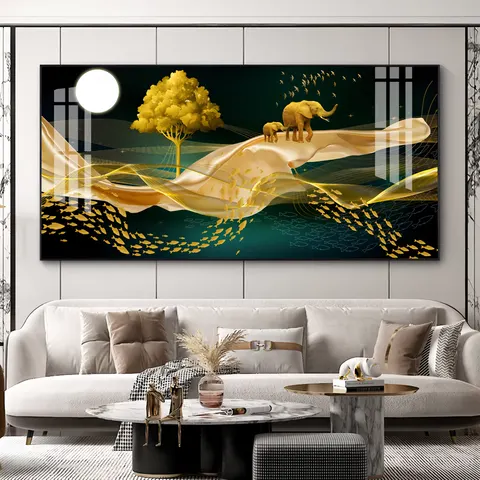 抽象 单幅 装饰画 现代简约 玄关背景墙挂画 晶瓷画