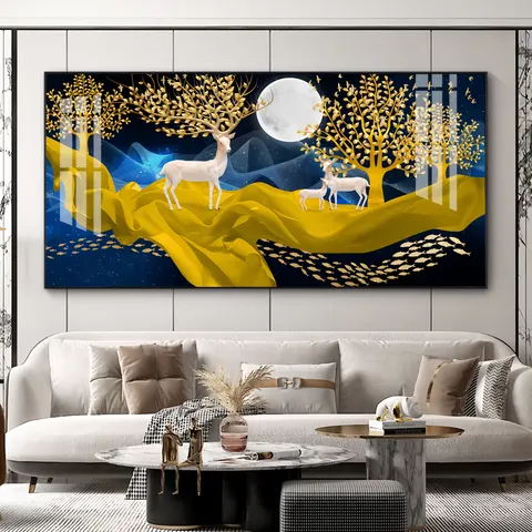 抽象 单幅 装饰画 现代简约 玄关背景墙挂画 晶瓷画