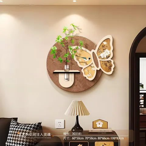 植物 单幅 装饰画 现代简约 玄关背景墙挂画 砂岩浮雕