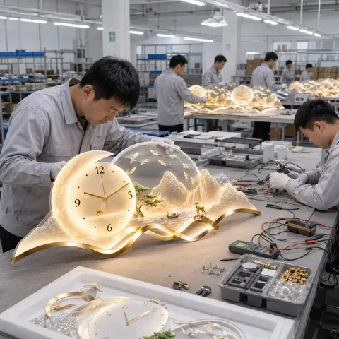 人物 单幅 装饰画 现代简约 客厅背景墙挂画 LED带灯画