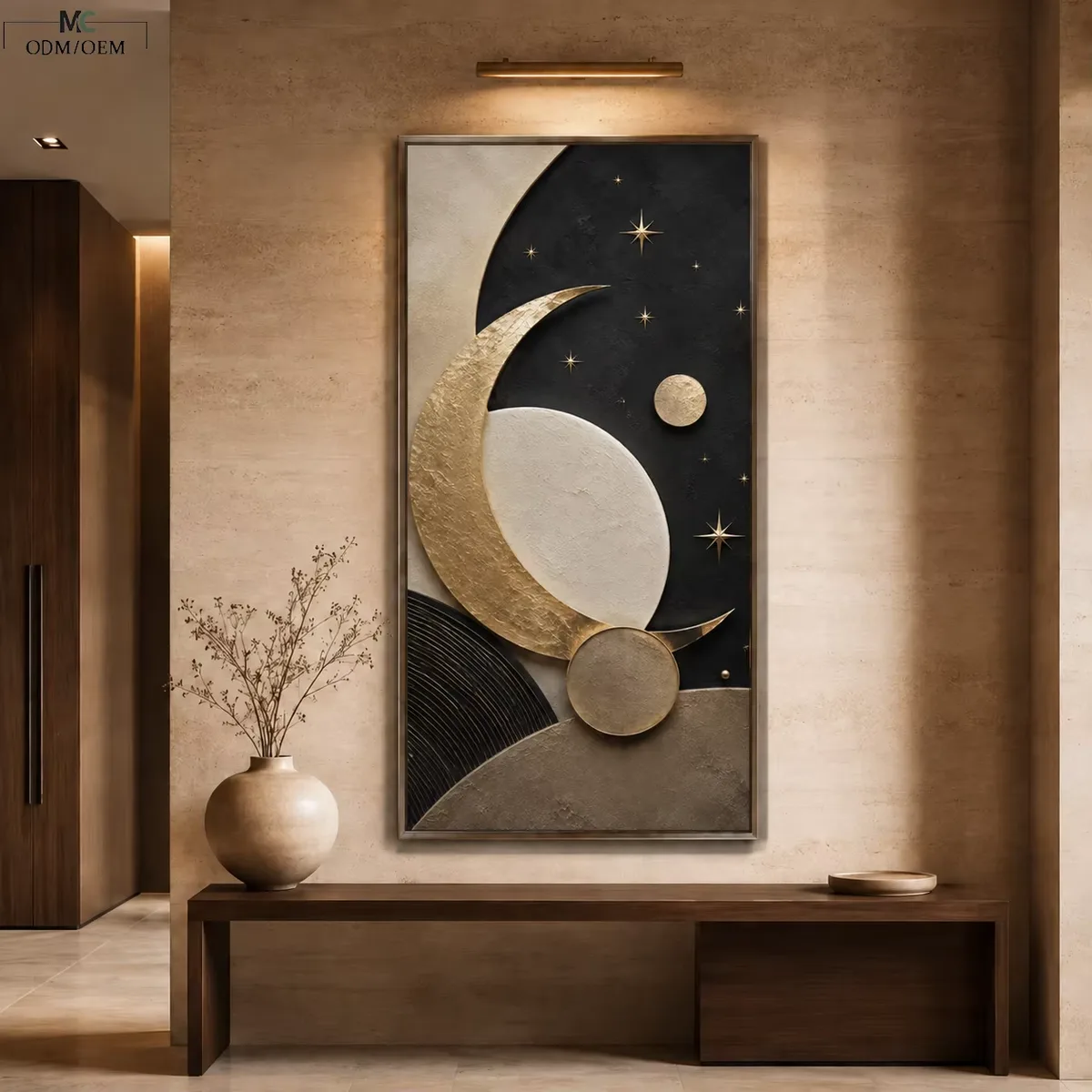 抽象 单幅 装饰画 轻奢风 玄关背景墙挂画