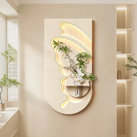 动物 单幅 装饰画 现代简约 玄关背景墙挂画 LED带灯画