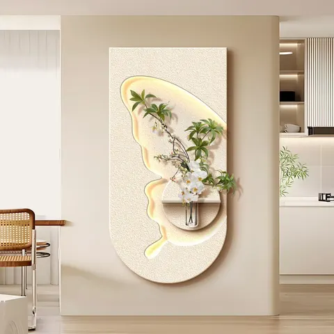 动物 单幅 装饰画 现代简约 玄关背景墙挂画 LED带灯画