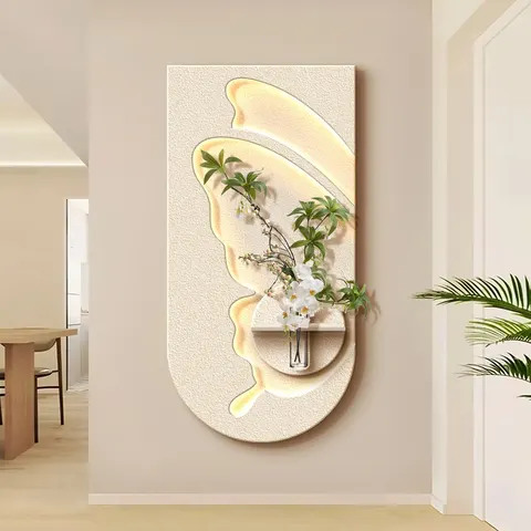 动物 单幅 装饰画 现代简约 玄关背景墙挂画 LED带灯画