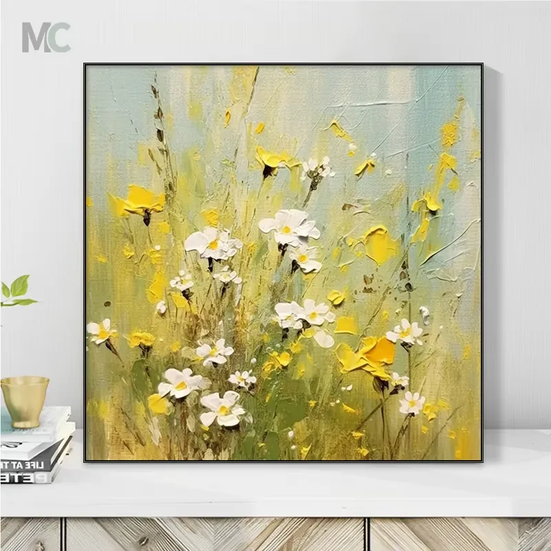 繁花 单幅 装饰画 现代简约 卧室背景墙挂画