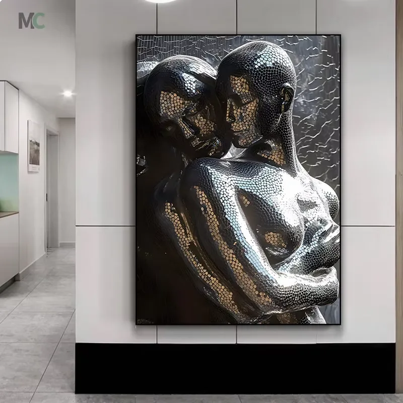 人物 单幅 装饰画 现代简约 玄关背景墙挂画 壁饰摆件