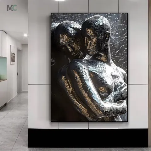 人物 单幅 装饰画 现代简约 玄关背景墙挂画 壁饰摆件