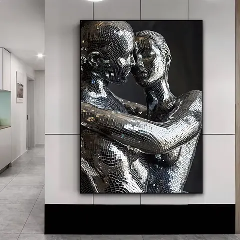 人物 单幅 装饰画 现代简约 玄关背景墙挂画 壁饰摆件