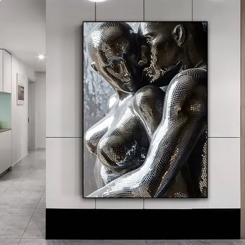 人物 单幅 装饰画 现代简约 玄关背景墙挂画 壁饰摆件