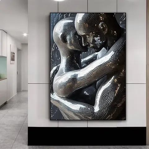 人物 单幅 装饰画 现代简约 玄关背景墙挂画 壁饰摆件