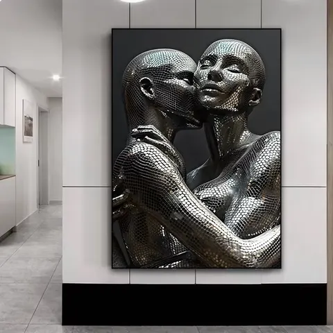 人物 单幅 装饰画 现代简约 玄关背景墙挂画 壁饰摆件