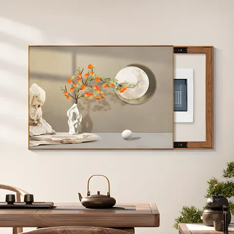 抽象 单幅 装饰画 新中式 客厅背景墙挂画