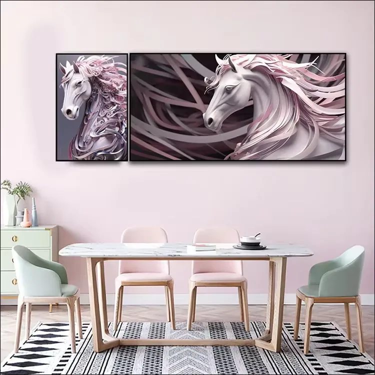 抽象 单幅 装饰画 现代简约 餐厅背景墙挂画