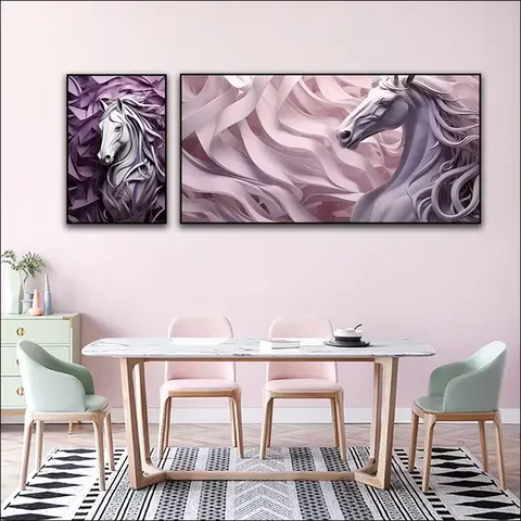 抽象 单幅 装饰画 现代简约 餐厅背景墙挂画