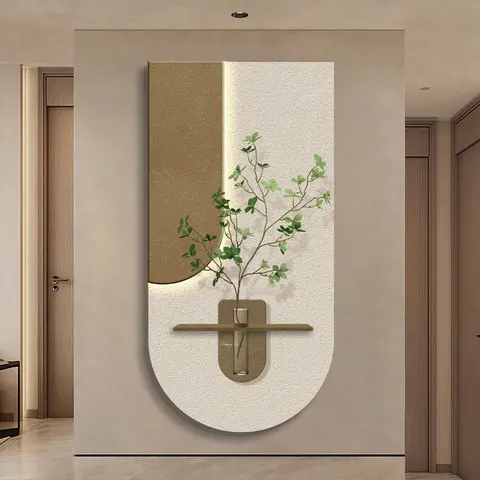 抽象 单幅 装饰画 现代简约 客厅背景墙挂画 LED带灯画