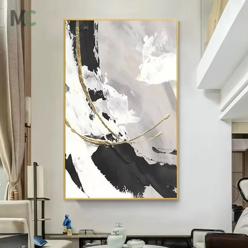 抽象 单幅 装饰画 现代简约 客厅背景墙挂画 晶瓷画