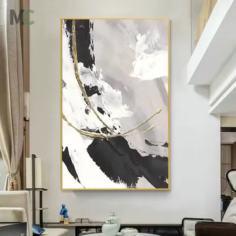 抽象 单幅 装饰画 现代简约 客厅背景墙挂画 晶瓷画