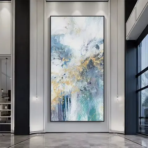 抽象 单幅 装饰画 现代简约 客厅背景墙挂画 晶瓷画