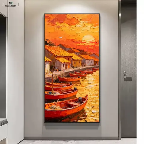 山水 单幅 装饰画 新中式 玄关背景墙挂画