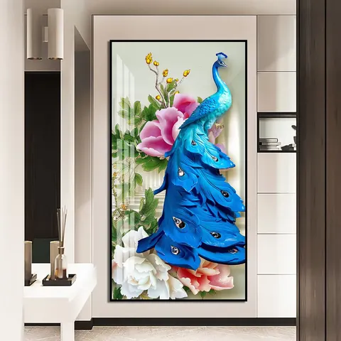 动物 单幅 装饰画 现代简约 客厅背景墙挂画 晶瓷画