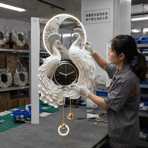 抽象 单幅 装饰画 轻奢风 客厅背景墙挂画 LED带灯画