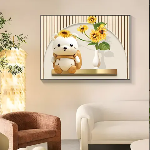 抽象 单幅 装饰画 现代简约 客厅背景墙挂画 晶瓷画