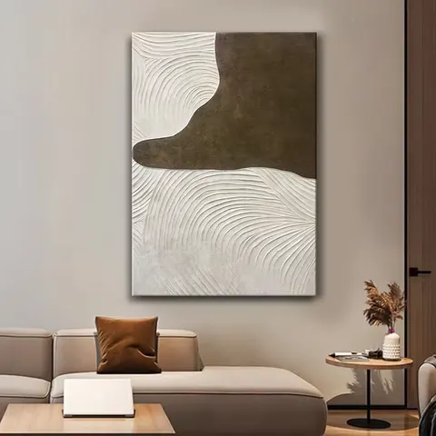 抽象 单幅 装饰画 现代简约 玄关背景墙挂画 砂岩浮雕