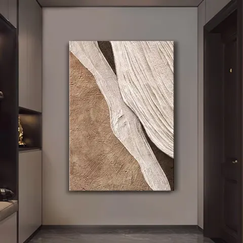 抽象 单幅 装饰画 现代简约 玄关背景墙挂画 砂岩浮雕