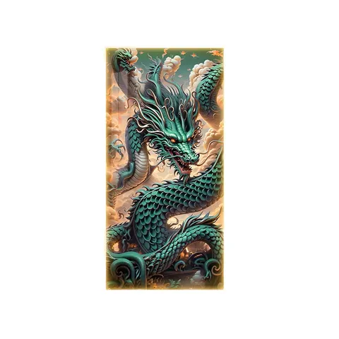 动物 单幅 装饰画 轻奢风 玄关背景墙挂画 LED带灯画