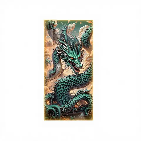 动物 单幅 装饰画 轻奢风 玄关背景墙挂画 LED带灯画