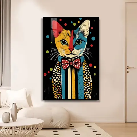 动物 单幅 装饰画 现代简约 玄关背景墙挂画 晶瓷画