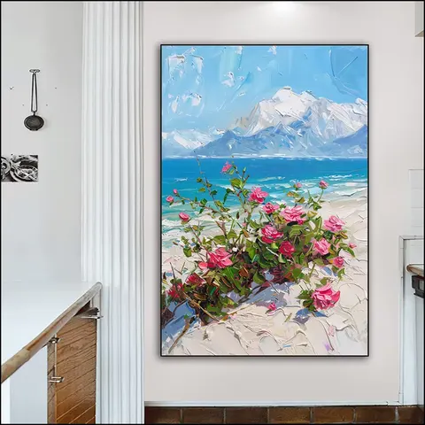 抽象 单幅 装饰画 现代简约 玄关背景墙挂画 手绘油画