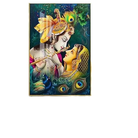 人物 单幅 装饰画 现代简约 客厅背景墙挂画 LED带灯画